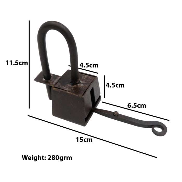 MRIronItem04g MRIronItem04 Replica of a Viking Padlock - Image 8