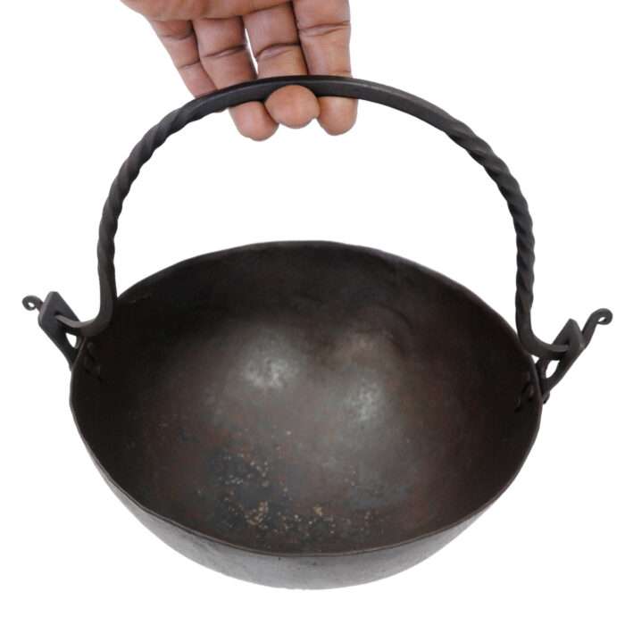 MRIronItem05b MRIronItem05 Campfire Medieval Iron Viking Kettle - Image 3