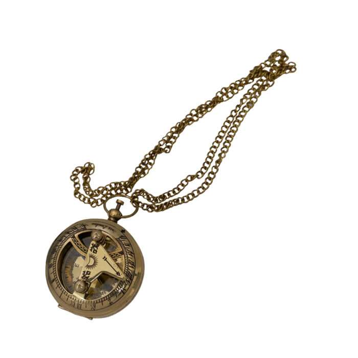 MRN02 Brass Sundial Compass Solid Brass Pocket Wintage - Image 3