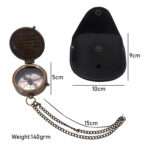 MRN03 Brass Compass with Leather Case - Image 4