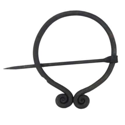 MRPin02 Hand-forged Brooch with Spiral Ends