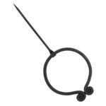 MRPin02 Hand-forged Brooch with Spiral Ends - Image 2