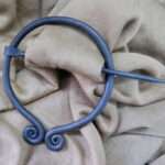MRPin02 Hand-forged Brooch with Spiral Ends - Image 3