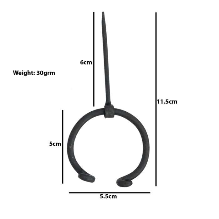 MRPin03 Fibula Clothes Needle Viking Clasp Brooch - Image 6