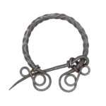 MRPin08 Medieval Viking Knotted Fibula Cloak Pin