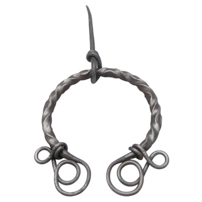 MRPin08 Medieval Viking Knotted Fibula Cloak Pin - Image 4