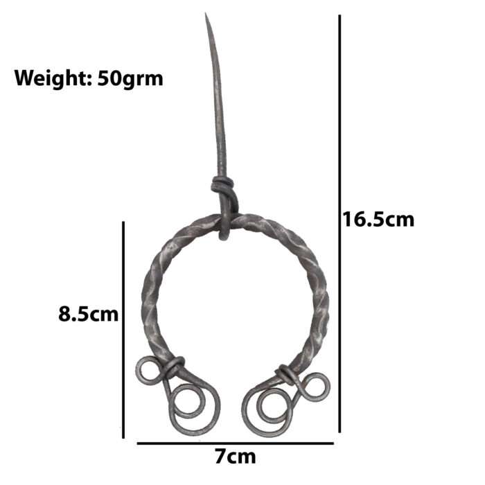 MRPin08 Medieval Viking Knotted Fibula Cloak Pin - Image 5