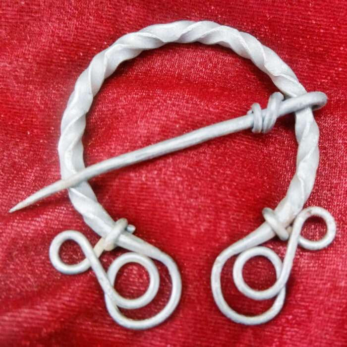 MRPin08 Medieval Viking Knotted Fibula Cloak Pin - Image 6