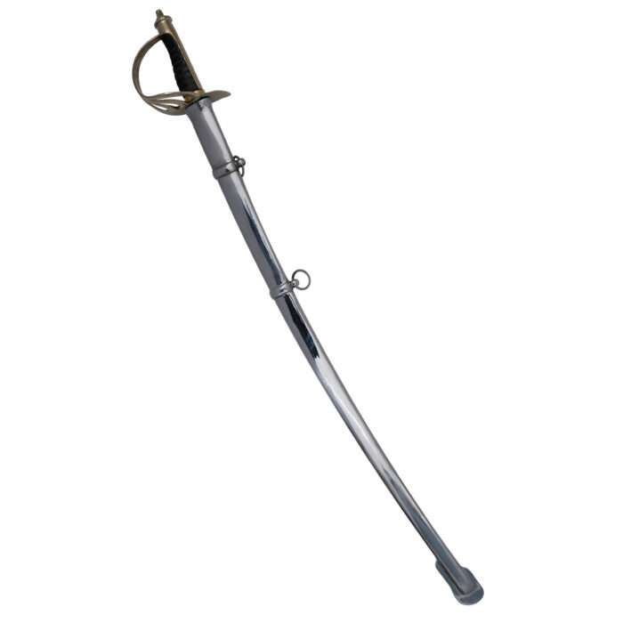 MRSWORD06 Treasure Gurus 1860 Civil War Era Light Cavalry SabreField OfficerOfficers Sword wScabbard MRSWORD06 Civil War Era Light Cavalry Sabre Field Officer Sword