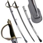 SD243 Civil War Era Light Cavalry Sabre Field Officer Sword - Image 8