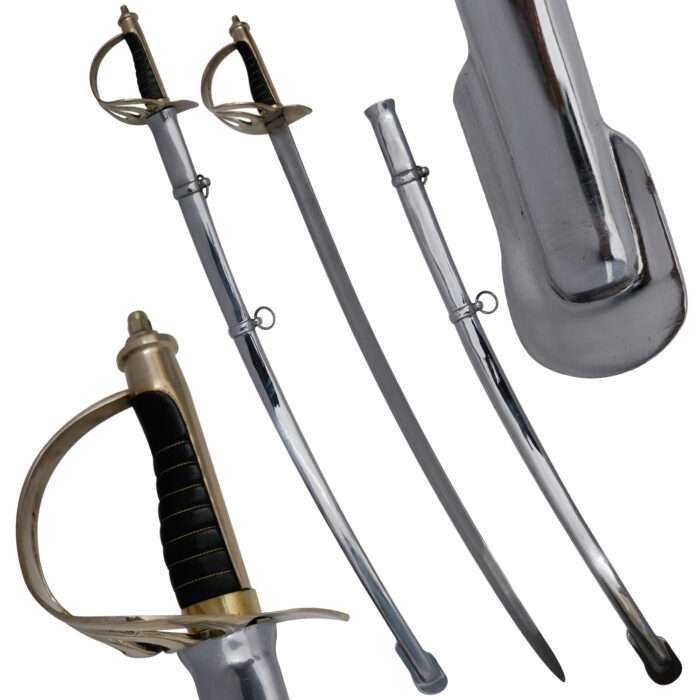 MRSWORD06g SD243 Civil War Era Light Cavalry Sabre Field Officer Sword - Image 8