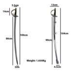SD243 Civil War Era Light Cavalry Sabre Field Officer Sword - Image 10