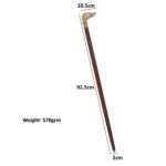 MRWS02 Walking Stick with Brass Dog Handle Grip - Image 6