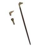 MRWS04 Walking Stick with Brass Handle Grip - Image 4