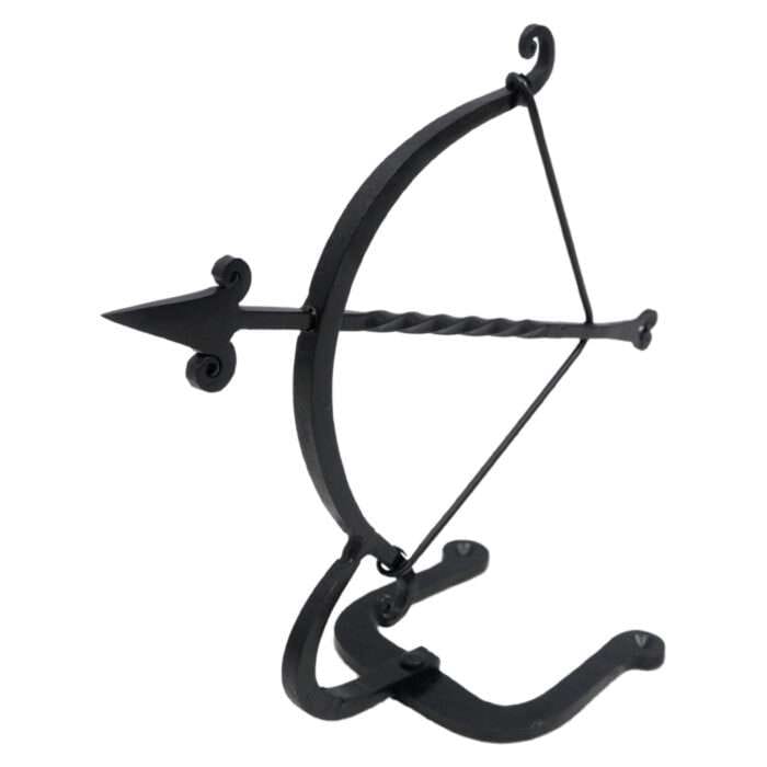 NT03b Armillary Arrow Solid Wrought Iron Sculpture