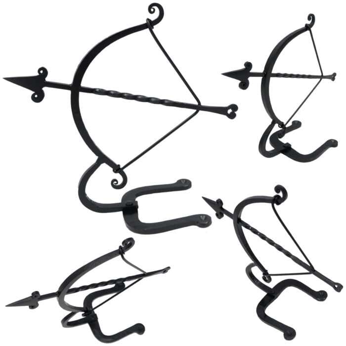 NT03f Armillary Arrow Solid Wrought Iron Sculpture