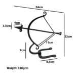 NT03g Armillary Arrow Solid Wrought Iron Sculpture