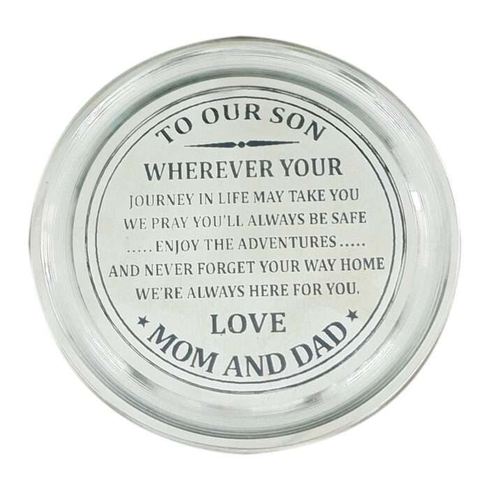 NT09a Vintage Compass and Sundial by ERA Collection Hiking Compass Outdoor Compass Engraved Compass Antique Nautical Solid Brass NT09 Vintage Compass and Sundial Hiking Compass - Image 2