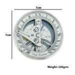 NT09 Vintage Compass and Sundial Hiking Compass - Image 7