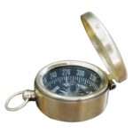 NT10 Chrome Finish Hunters Pocket Compass - Image 6