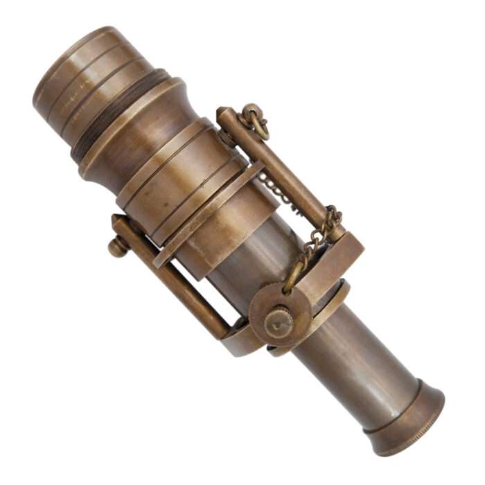 NT11c Victorian Walking Cane Nautical Antique Finish Walking Stick Telescope Collectible Wooden Cane with Brass Telescope Handle with Telescope Brass Handle Foldable Nautical Walking Stick NT11 Victorian Walking Cane - Image 4