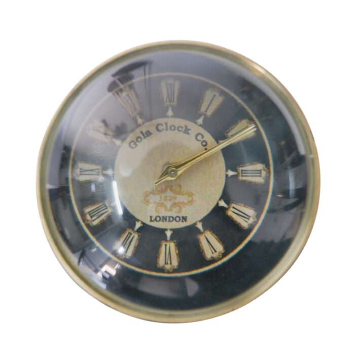 NT12b Antique Brass Compass On Top Head Handle Brown Wood Walking Stick NT12 Antique Brass Compass On Top Head Handle Walking Stick - Image 3