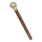 NT12 Antique Brass Compass On Top Head Handle Walking Stick - Image 4