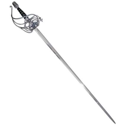RP30a Basket Hilt Rapier Sword Full Tang Tempered Battle Ready Hand Forge