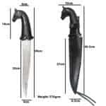 MRK01 HORSE HEAD FIGHTING KNIFE - Image 6