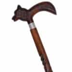 WS03 Walking Stick New Wolf Head - Image 2