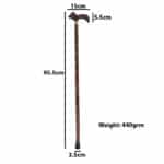 WS03 Walking Stick New Wolf Head - Image 6