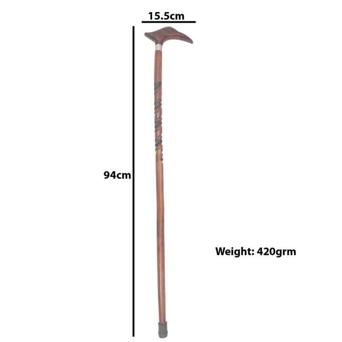 WS09d Walking Stick New Peacock Head WS09 Walking Stick New Peacock Head - Image 3