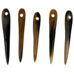 MRYN03 Natural Hand made buffalo Horn Yarn Needle