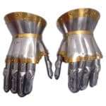 J73 Medieval Functional Steel Gauntlets Glove - Image 3