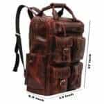 BG194 Rexo Crunch Leather Backpack