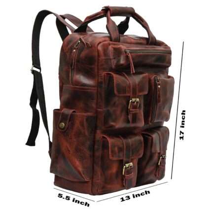 BG194 Rexo Crunch Leather Backpack