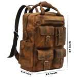 BG195 Rexo Crunch Leather Backpack