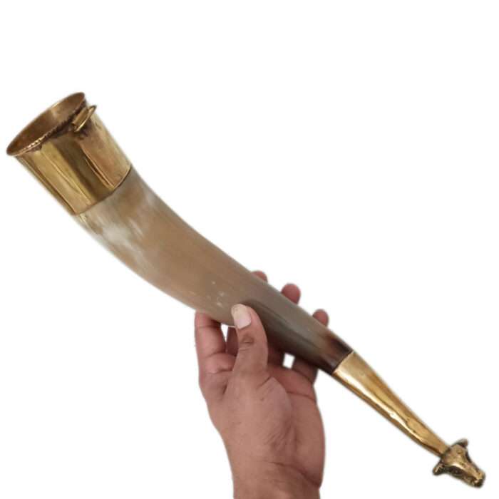 HR112 Bull Horn Gaumukhi Shringi - Image 2