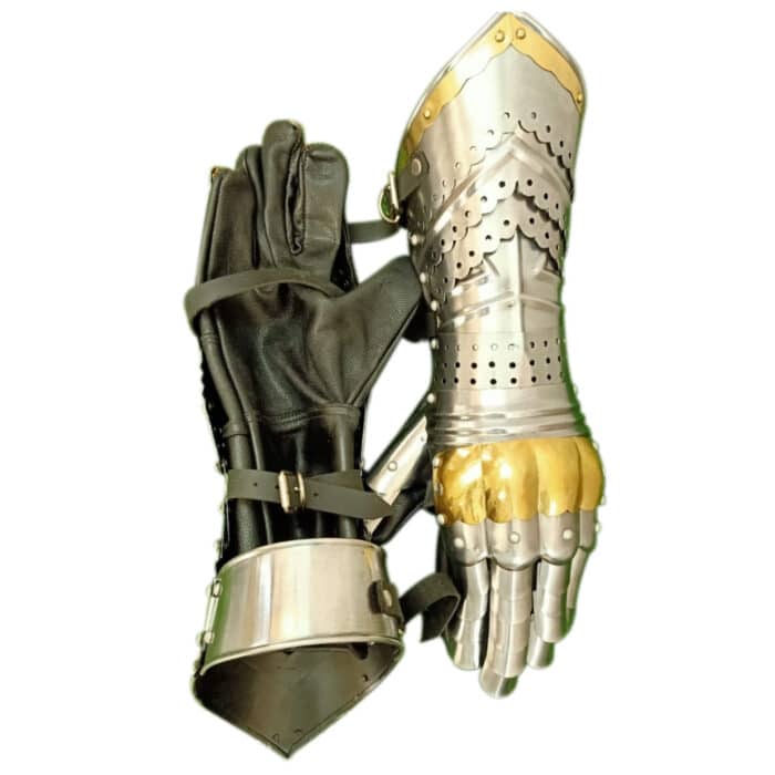 J107 Metal Armor Gauntlet Gloves J107 Metal Armor Gauntlet Gloves