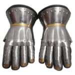 J73 Medieval Functional Steel Gauntlets Glove