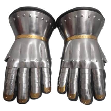 J73 Medieval Functional Steel Gauntlets Glove