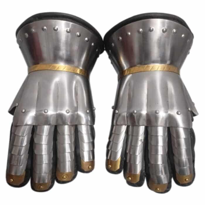 J73 Medieval Functional Steel Gauntlets Glove J73 Medieval Functional Steel Gauntlets Glove