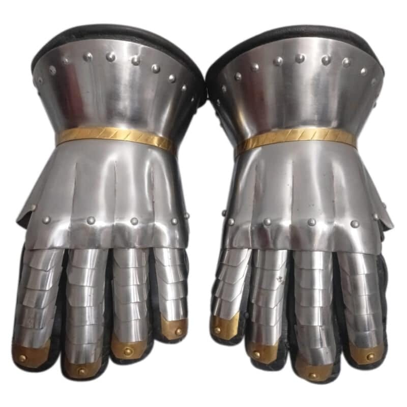 J73 Medieval Functional Steel Gauntlets Glove