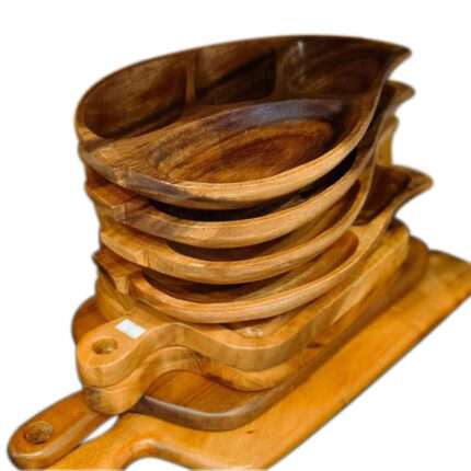 WP04 Monkey Pod Wooden Bowls