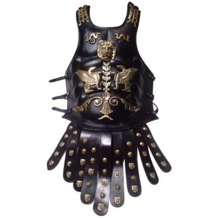 J113 Leather Muscle Armor Breastplate