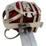 SD233 Vintage Sword Leather Embossed Scabbard - Image 9