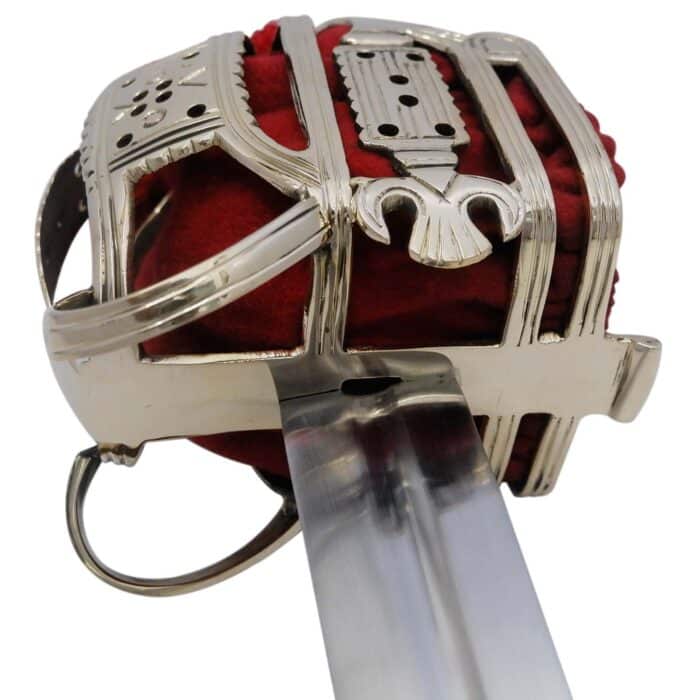 SD233 Vintage Sword Leather Embossed Scabbard - Image 9