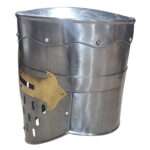 H182 Medieval Templar Crusader Knight Armor Helmet - Image 3