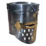 H182 Medieval Templar Crusader Knight Armor Helmet - Image 2