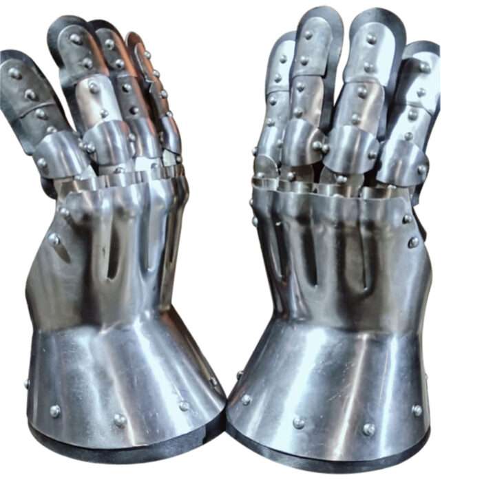 J114 Medieval Knight Gauntlets Gothic Gauntlets - Image 3